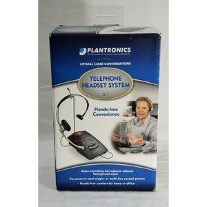 Plantronics S11 Black & Gray Headband Headset, Nearly New, Tested & Works